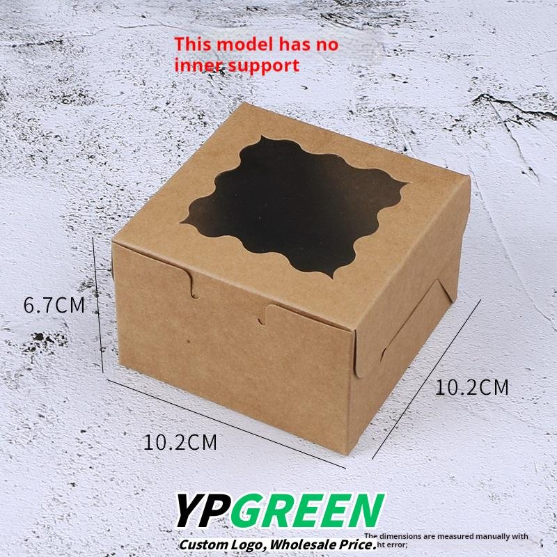 2/4/6/12 Hole Muffin Cake Boxes – Windowed Paper Cupcake Packaging from Manufacturer