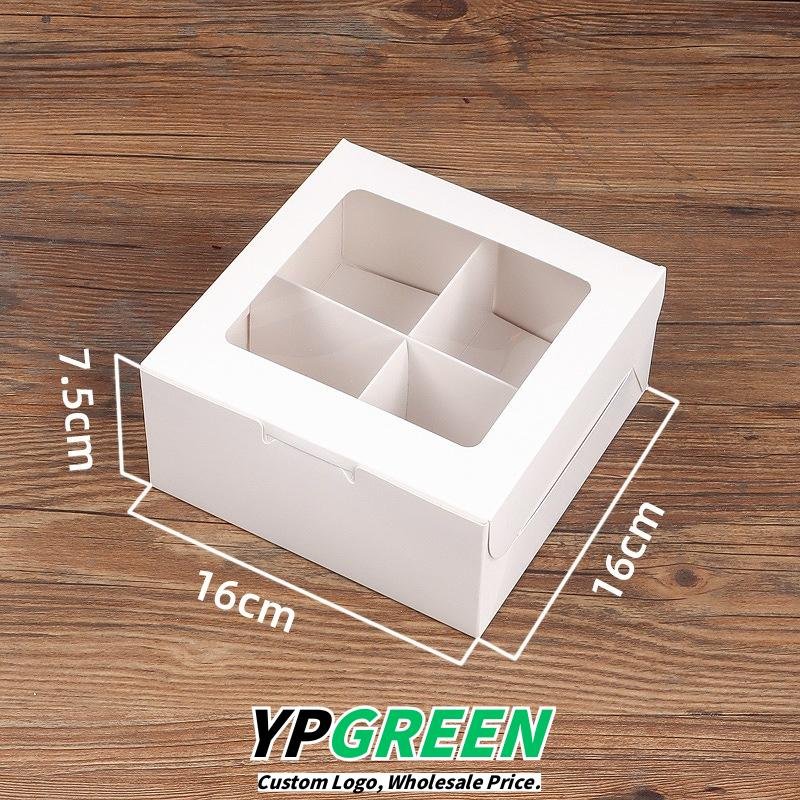 2/4/6/12 Hole Muffin Cake Boxes – Windowed Paper Cupcake Packaging from Manufacturer