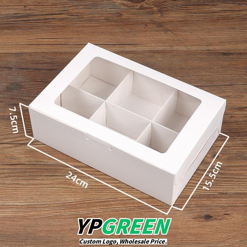2/4/6/12 Hole Muffin Cake Boxes – Windowed Paper Cupcake Packaging from Manufacturer