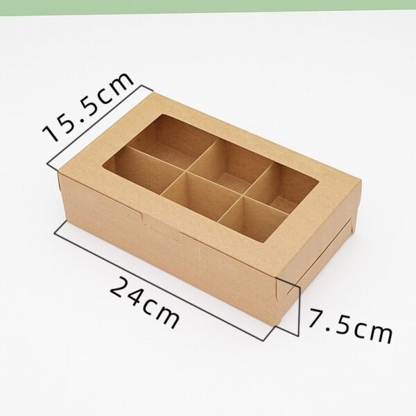 2/4/6/12 Hole Muffin Cake Boxes – Windowed Paper Cupcake Packaging from Manufacturer