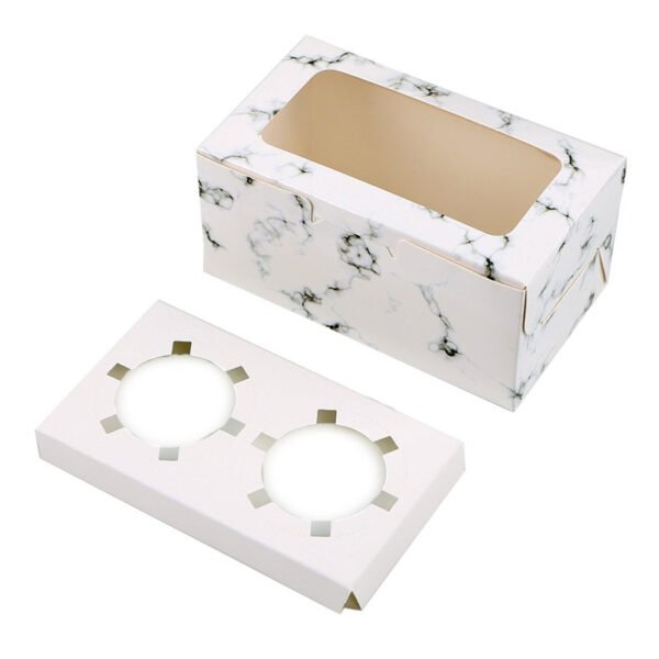 2/4/6/12 Hole Muffin Cake Boxes – Windowed Paper Cupcake Packaging from Manufacturer