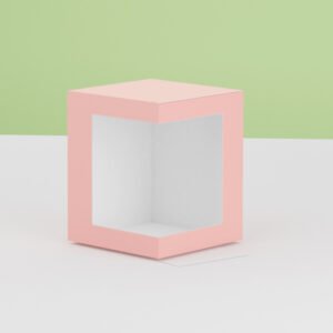 Windowed Dessert Box for Cupcake & Tart – Bakery Takeout Packaging Factory