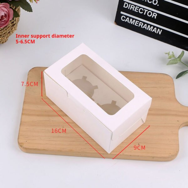 2/4/6/12 Hole Muffin Cake Boxes – Windowed Paper Cupcake Packaging from Manufacturer