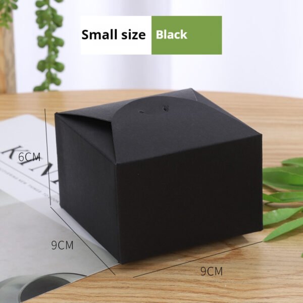 Square Kraft Paper Cake Box – Gift Packaging for Cookies, Egg Yolk Pastries, and Sweets