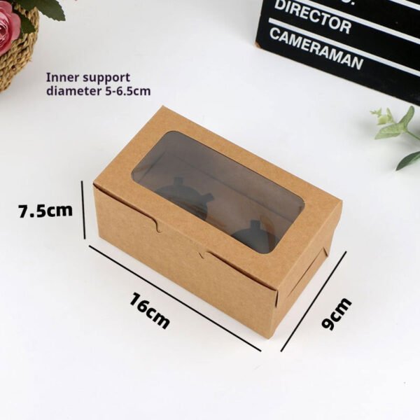 2/4/6/12 Hole Muffin Cake Boxes – Windowed Paper Cupcake Packaging from Manufacturer