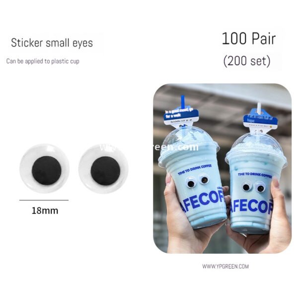 16oz Blue PET Cold Drink Cups with Lids – 500ml Disposable Iced Beverage Cups