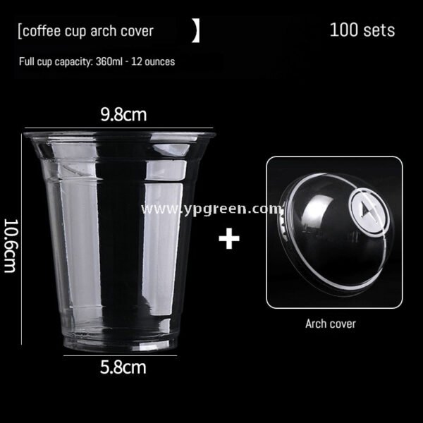 Transparent Disposable Cups for Cold Beverages – Milk Tea & Smoothie Use - Packaging Sourcing Company