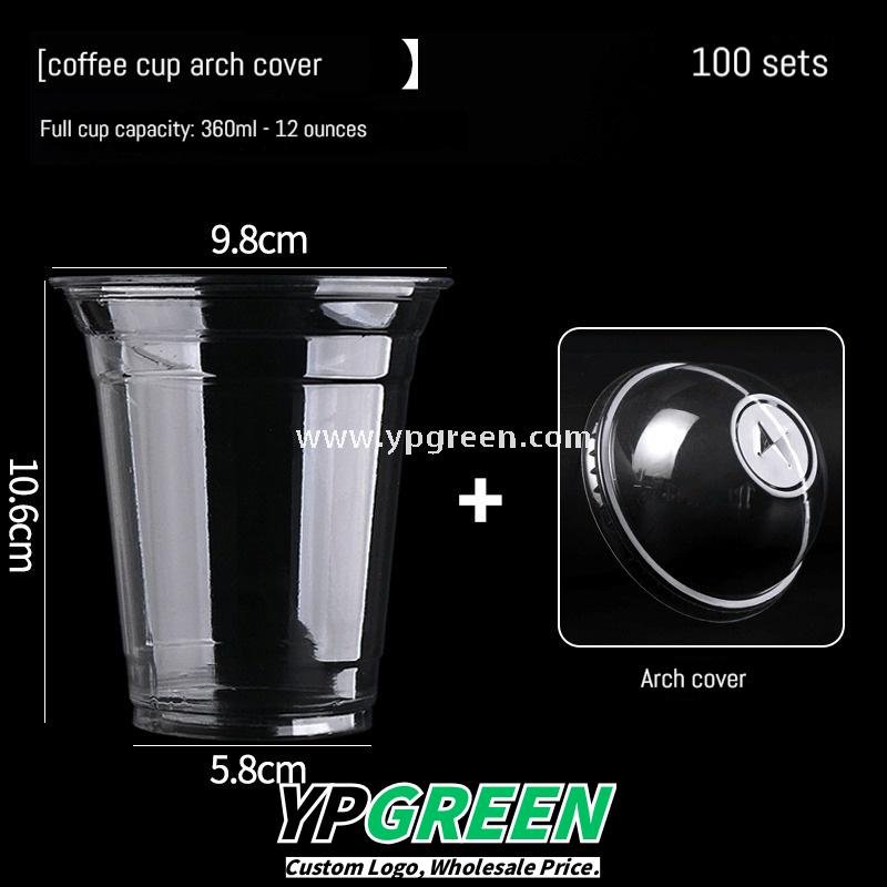 Transparent Disposable Cups for Cold Beverages – Milk Tea & Smoothie Use - Packaging Sourcing Company