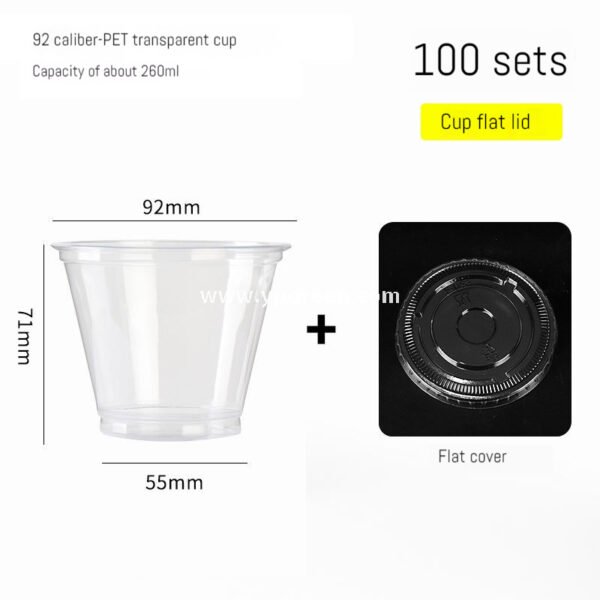 200/260ml Mini Dessert Boxes with Labels & Cups – 92x55x55/92x55x71mm Pastry Takeaway Packaging