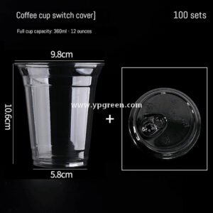 Transparent Disposable Cups for Cold Beverages – Milk Tea & Smoothie Use - Packaging Sourcing Company