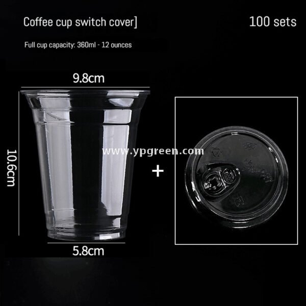 Transparent Disposable Cups for Cold Beverages – Milk Tea & Smoothie Use - Packaging Sourcing Company