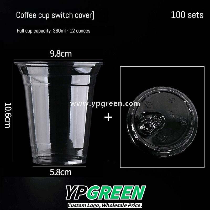 Transparent Disposable Cups for Cold Beverages – Milk Tea & Smoothie Use - Packaging Sourcing Company