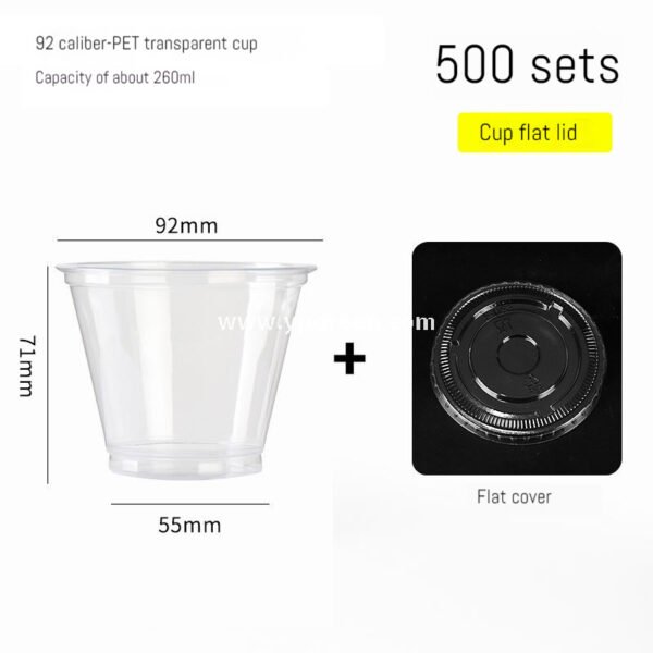 200/260ml Mini Dessert Boxes with Labels & Cups – 92x55x55/92x55x71mm Pastry Takeaway Packaging