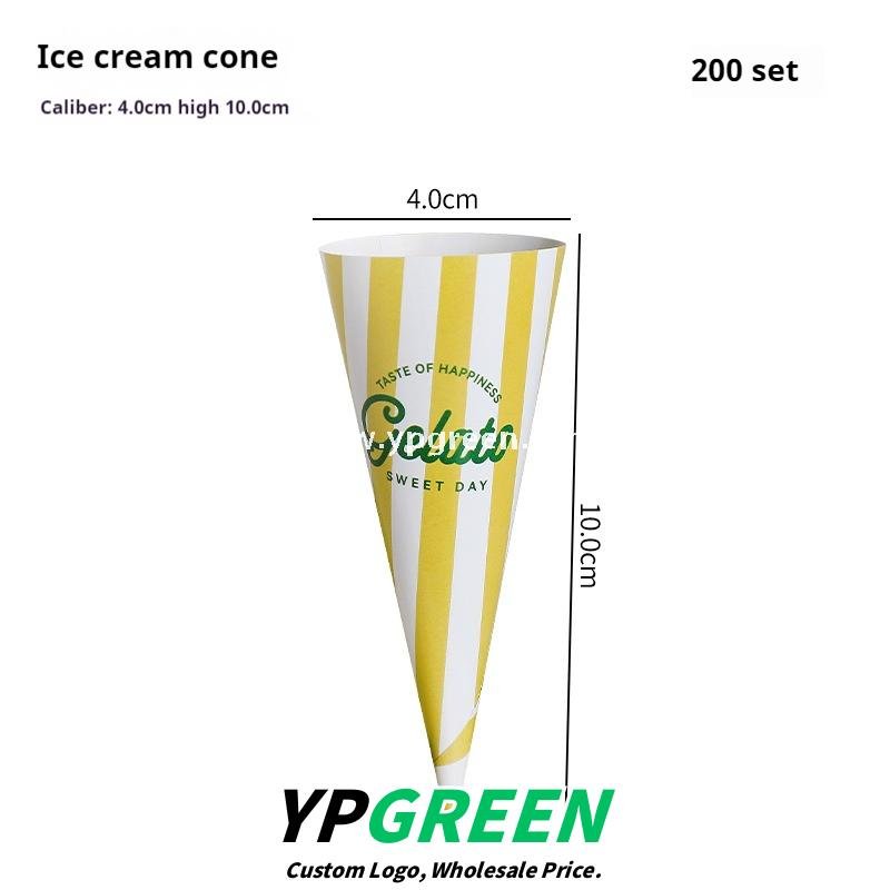 Disposable Ice Cream Paper Cups – Gelato & Yogurt To-Go Bowls