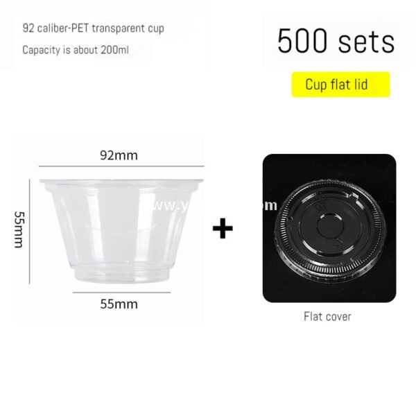 200/260ml Mini Dessert Boxes with Labels & Cups – 92x55x55/92x55x71mm Pastry Takeaway Packaging