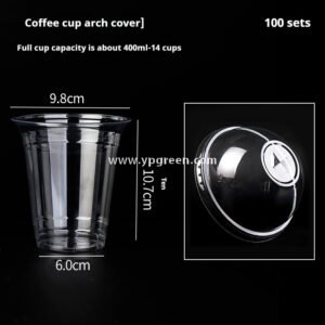 Disposable Clear Plastic Cups with Lids – Iced Coffee & Milk Tea To-Go