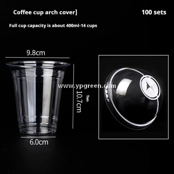 Disposable Clear Plastic Cups with Lids – Iced Coffee & Milk Tea To-Go