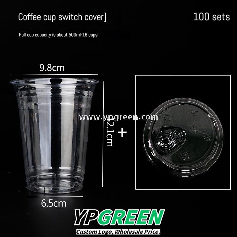 Transparent Disposable Cups for Cold Beverages – Milk Tea & Smoothie Use - Packaging Sourcing Company