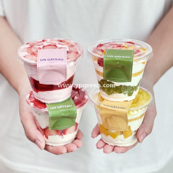 200/260ml Mini Dessert Boxes with Labels & Cups – 92x55x55/92x55x71mm Pastry Takeaway Packaging
