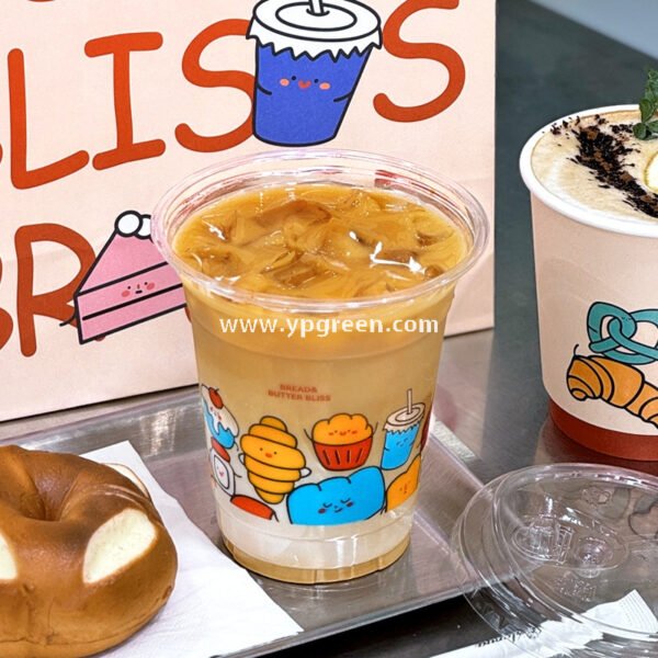 Branded Paper Coffee Cups with Lids and Carry Bags – Perfect for Takeout