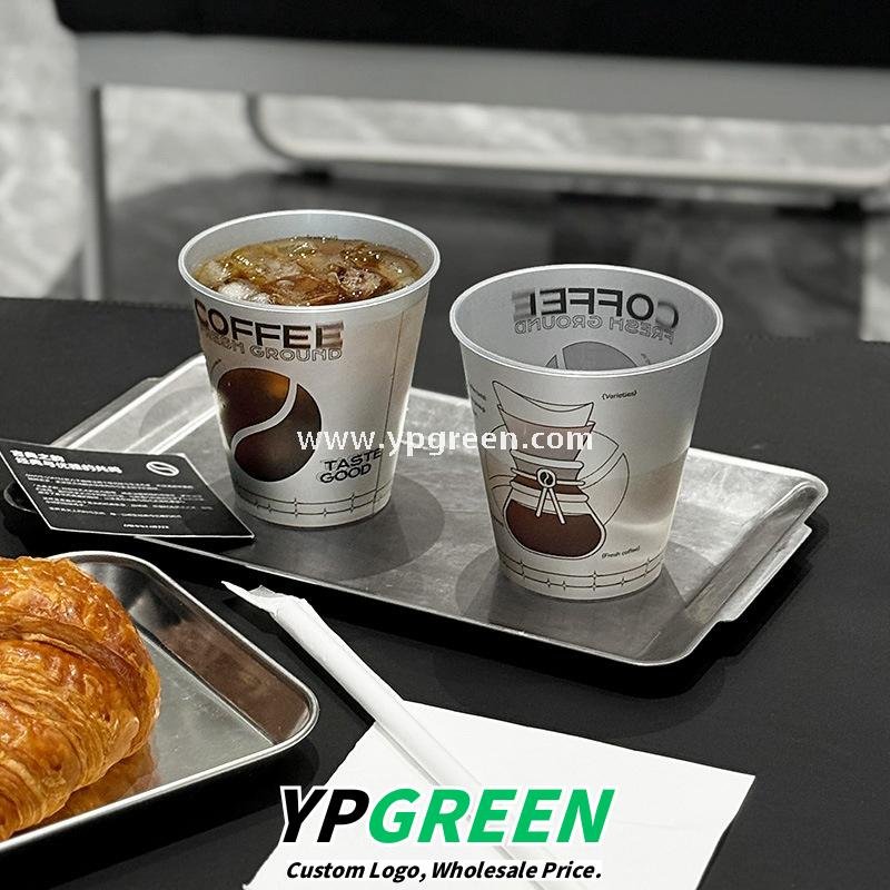 90x55x93cm Silver-Lined Hollow Design Coffee Cup – 300ml Frosted Texture Matte Cup