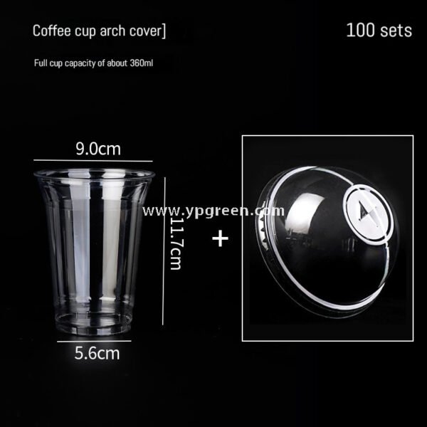 Transparent Disposable Cups for Cold Beverages – Milk Tea & Smoothie Use - Packaging Sourcing Company