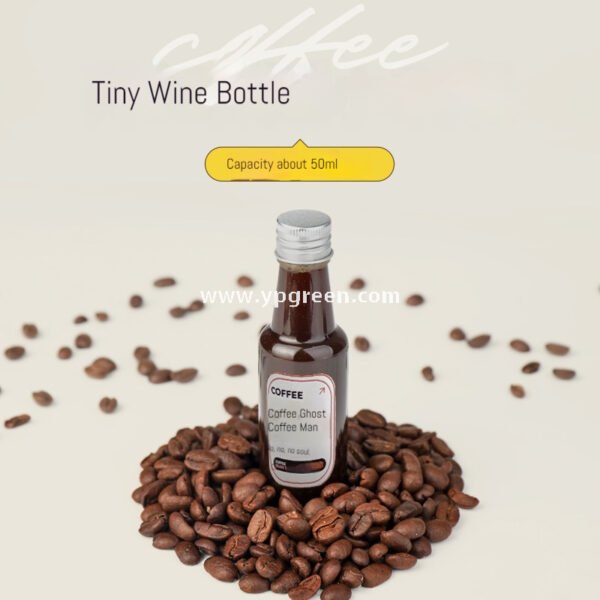 400ml PET Cold Drink Cups with Mini Liquor Bottle Lids 9.8x6x10.7 cm – 14oz Disposable Coffee Cups