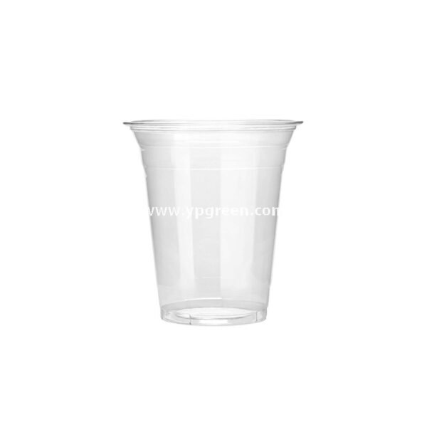 400ml PET Cold Drink Cups with Mini Liquor Bottle Lids 9.8x6x10.7 cm – 14oz Disposable Coffee Cups