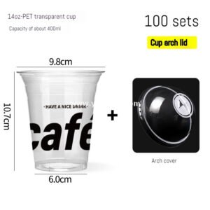 Transparent Disposable Cups for Cold Beverages – Milk Tea & Smoothie Use - Packaging Sourcing Company