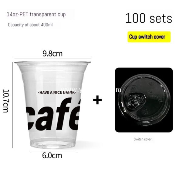 Transparent Disposable Cups for Cold Beverages – Milk Tea & Smoothie Use - Packaging Sourcing Company