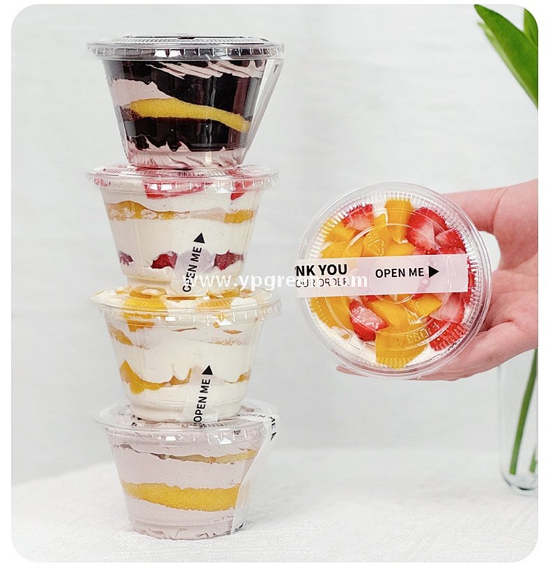 200/260ml Mini Dessert Boxes with Labels & Cups – 92x55x55/92x55x71mm Pastry Takeaway Packaging