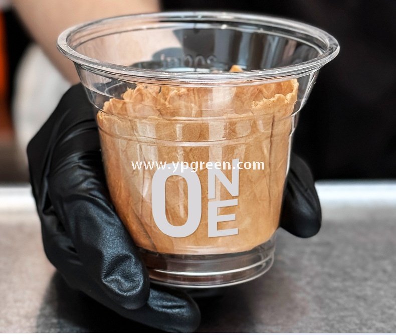 250ml Mini Clear Ice Cream Cup – 9.5×5.5×8cm Disposable Dessert Cup