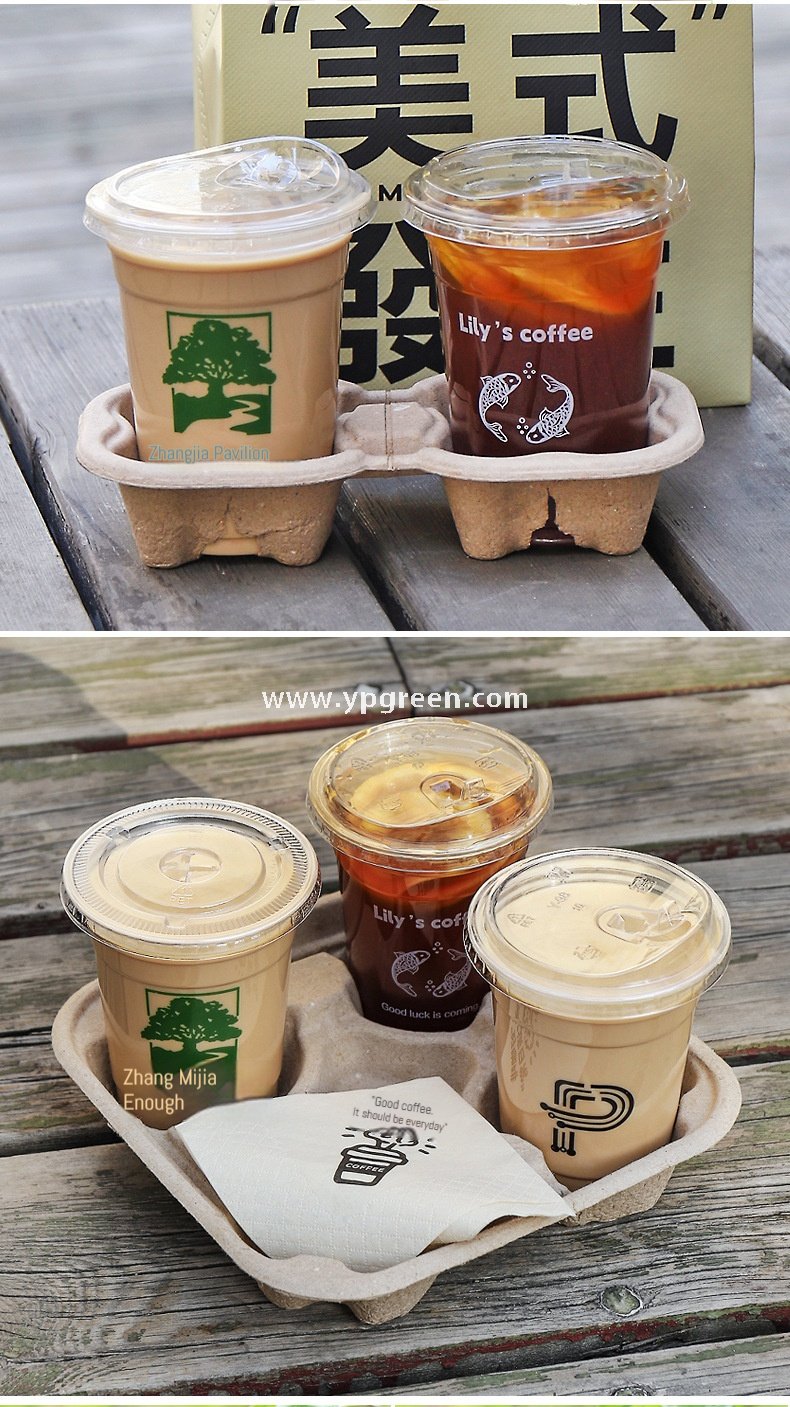 400ml PET transparent plastic cup 14oz + direct drinking lid – 9.8x6x10.7 cm Cold Beverage Takeaway Solution
