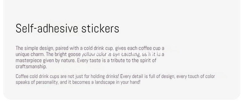400ml cold drink U-shaped PET plastic cup without cover - 9x6x9.5cm To-Go Beverage Packaging Factory