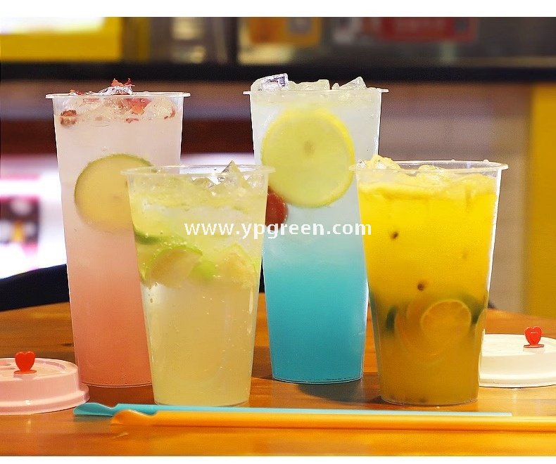 500ml Frosted PP Injection Cups – 9x5.8x13.7 cm Disposable Drink Cups