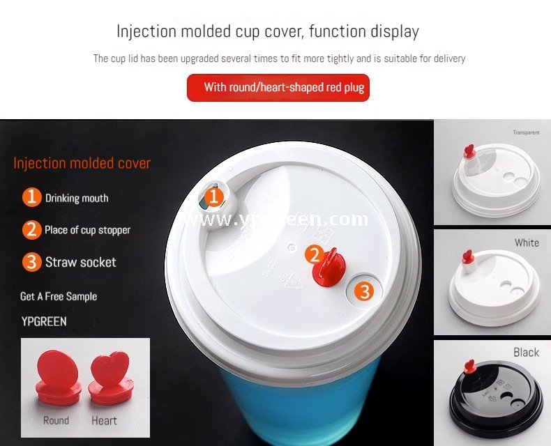 500ml Frosted PP Injection Cups – 9x5.8x13.7 cm Disposable Drink Cups