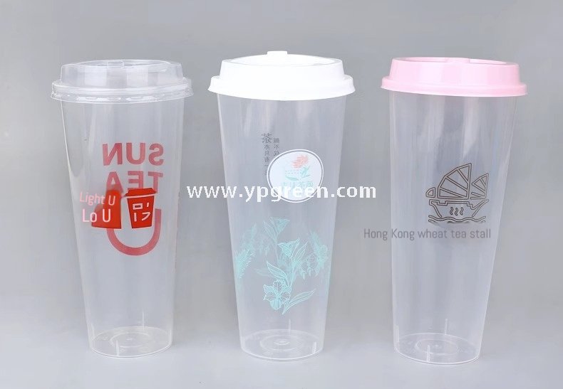 500ml Frosted PP Injection Cups – 9x5.8x13.7 cm Disposable Drink Cups