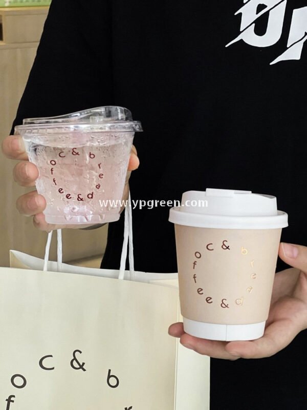 260ml Clear PET Iced Coffee Cup – 92x55x71mm Small Dirty Latte To-Go Cup Wholesaler