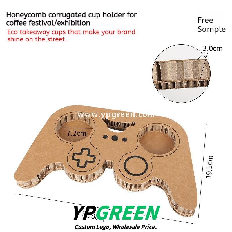9x6x9.5cm PET Bubble Tea Cup with Lid – Game Controller Cup Holder 400ml