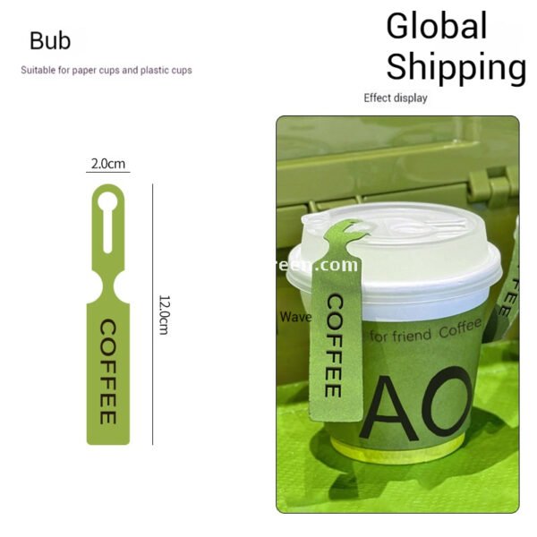 8oz / 10oz / 12oz / 16oz Green Disposable Paper Cups with Lids – Heat-Resistant Coffee Cups for Café & Restaurant