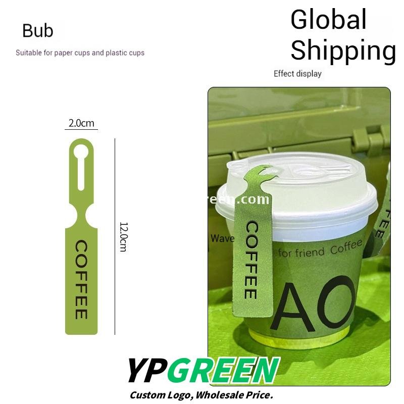 8oz / 10oz / 12oz / 16oz Green Disposable Paper Cups with Lids – Heat-Resistant Coffee Cups for Café & Restaurant