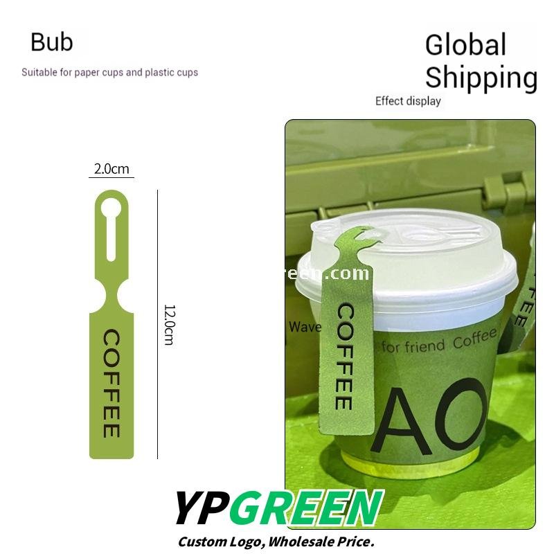 8oz / 10oz / 12oz / 16oz Green Disposable Paper Cups with Lids – Heat-Resistant Coffee Cups for Café & Restaurant