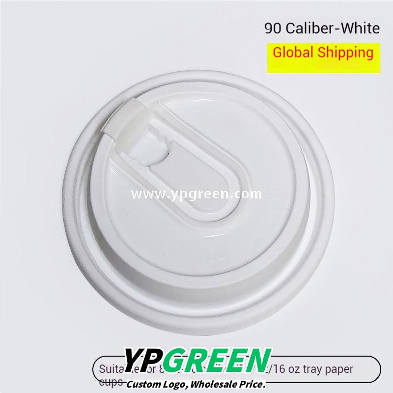 8oz / 10oz / 12oz / 16oz Green Disposable Paper Cups with Lids – Heat-Resistant Coffee Cups for Café & Restaurant