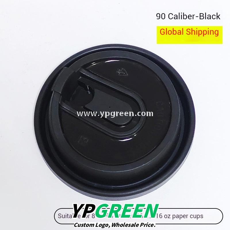 8oz / 10oz / 12oz / 16oz Green Disposable Paper Cups with Lids – Heat-Resistant Coffee Cups for Café & Restaurant
