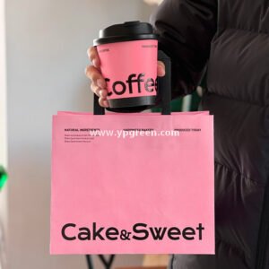 Pink Bakery Boxes for Mousse Cake & Swiss Roll – Disposable Paper Dessert Packaging with Custom Logo Option
