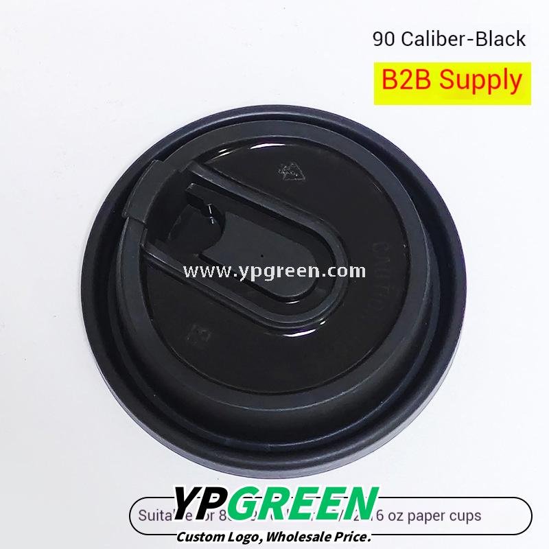 100ml / 280ml / 330ml / 380ml Kraft Coffee Cups with Lids – Thickened Disposable Paper Cups for Hot Drinks & Custom Logo