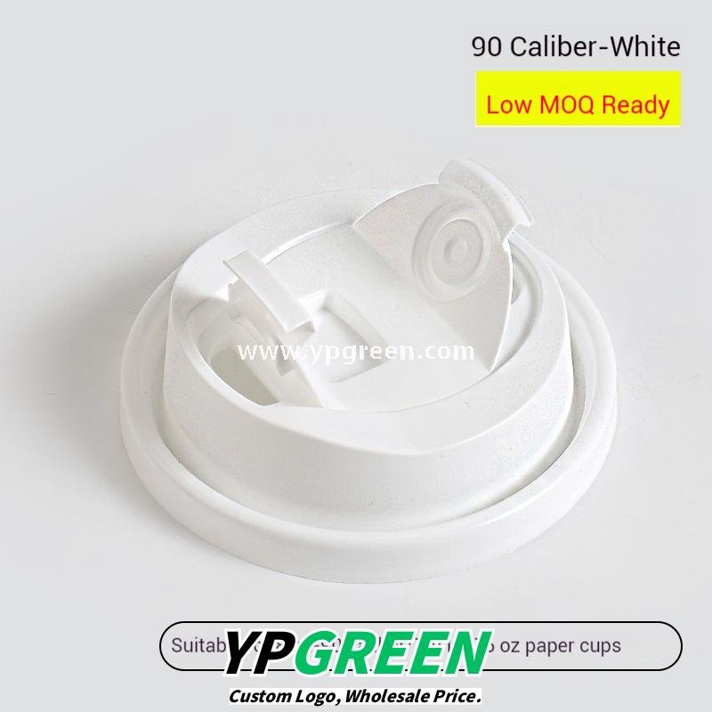 16oz / 500ml Soft-Touch Paper Coffee Cups – Gold Hot Stamping Disposable Cups for Premium Takeaway