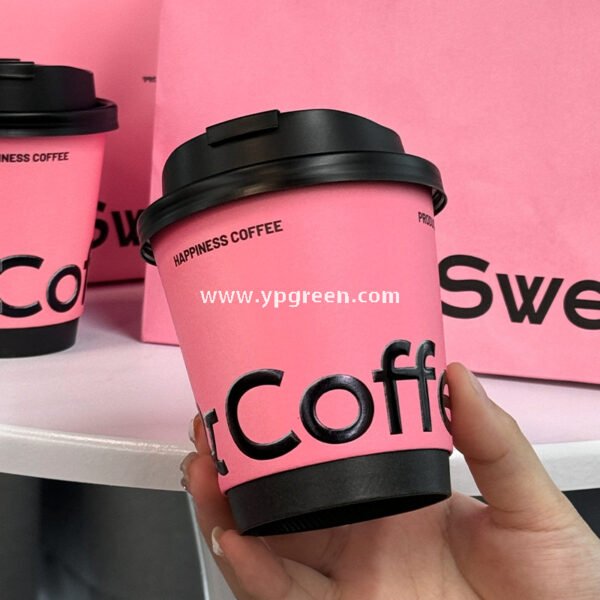 Pink Bakery Boxes for Mousse Cake & Swiss Roll – Disposable Paper Dessert Packaging with Custom Logo Option