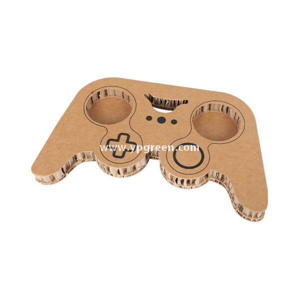 9x6x9.5cm PET Bubble Tea Cup with Lid – Game Controller Cup Holder 400ml