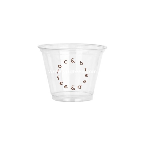 260ml Clear PET Iced Coffee Cup – 92x55x71mm Small Dirty Latte To-Go Cup Wholesaler